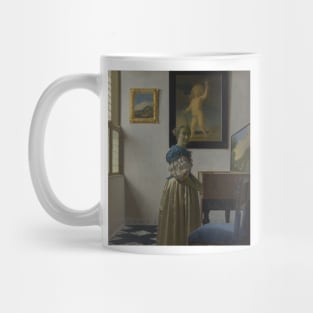 Lady Standing at a Virginal by Jan Vermeer Mug